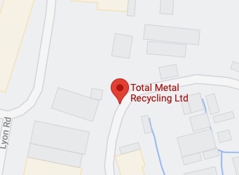 Map of the Total Metal Recycling Walton On Thames depot